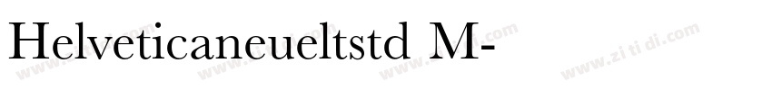 Helveticaneueltstd M字体转换